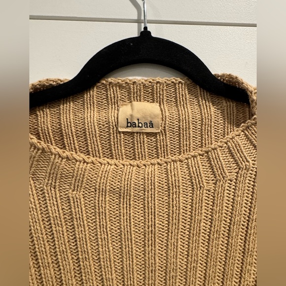 Babaa tan ribbed sweater no. 33 - Picture 5 of 7